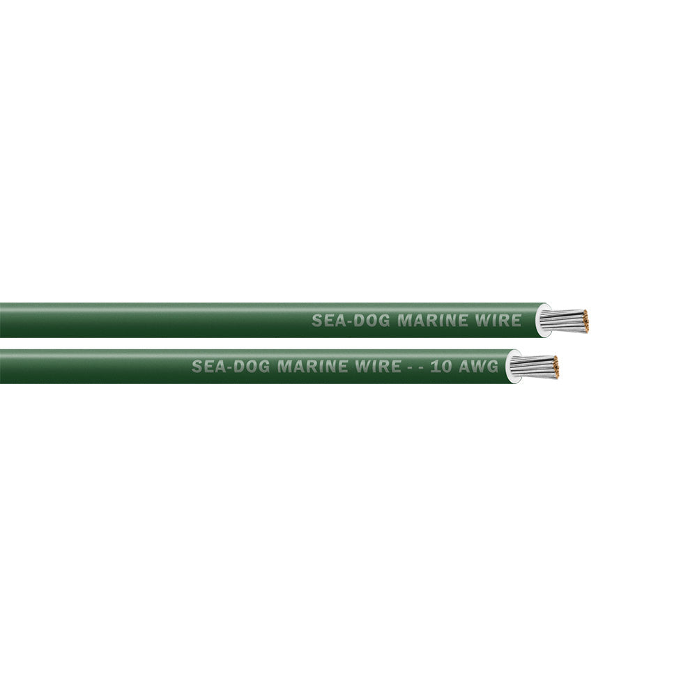 SeaDog 10 AWG Green Primary Wire  25 8010040
