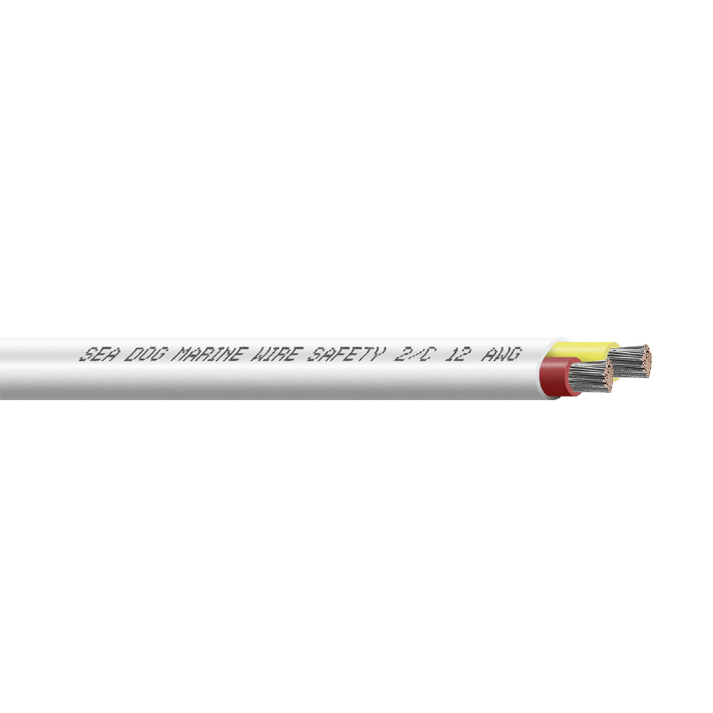 SeaDog 122 AWG Flat Duplex Safety Wire  RedYellow  250 8012224