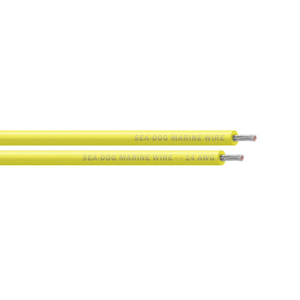 SeaDog 14 AWG Yellow Primary Wire  1000 8014039