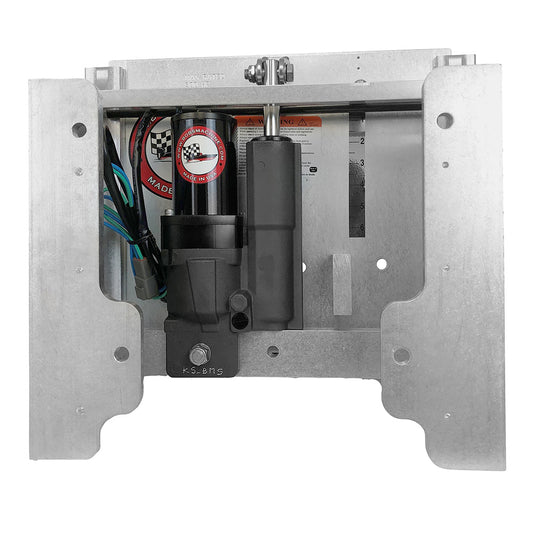Bobs Machine 8 Setback Action Series Hydraulic Jack Plate Silver 100108001NOPCNOSPNNG
