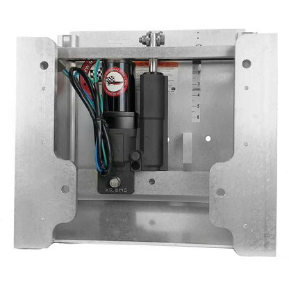 Bobs Machine 10 Setback Action Series Hydraulic Jack Plate  Silver 100111000NOPCNOSPNNG