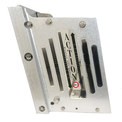 Bobs Machine 10 Setback Action Series Hydraulic Jack Plate  Silver 100111000NOPCNOSPNNG