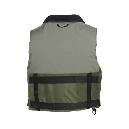 Mustang Accel Foam Vest  GreenGrey  XL MV4627833XL