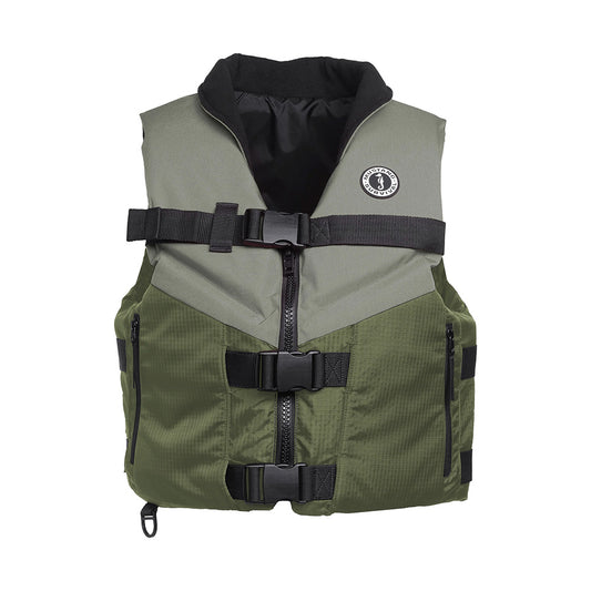 Mustang Accel Foam Vest  GreenGrey  XXXL MV4627833XXXL