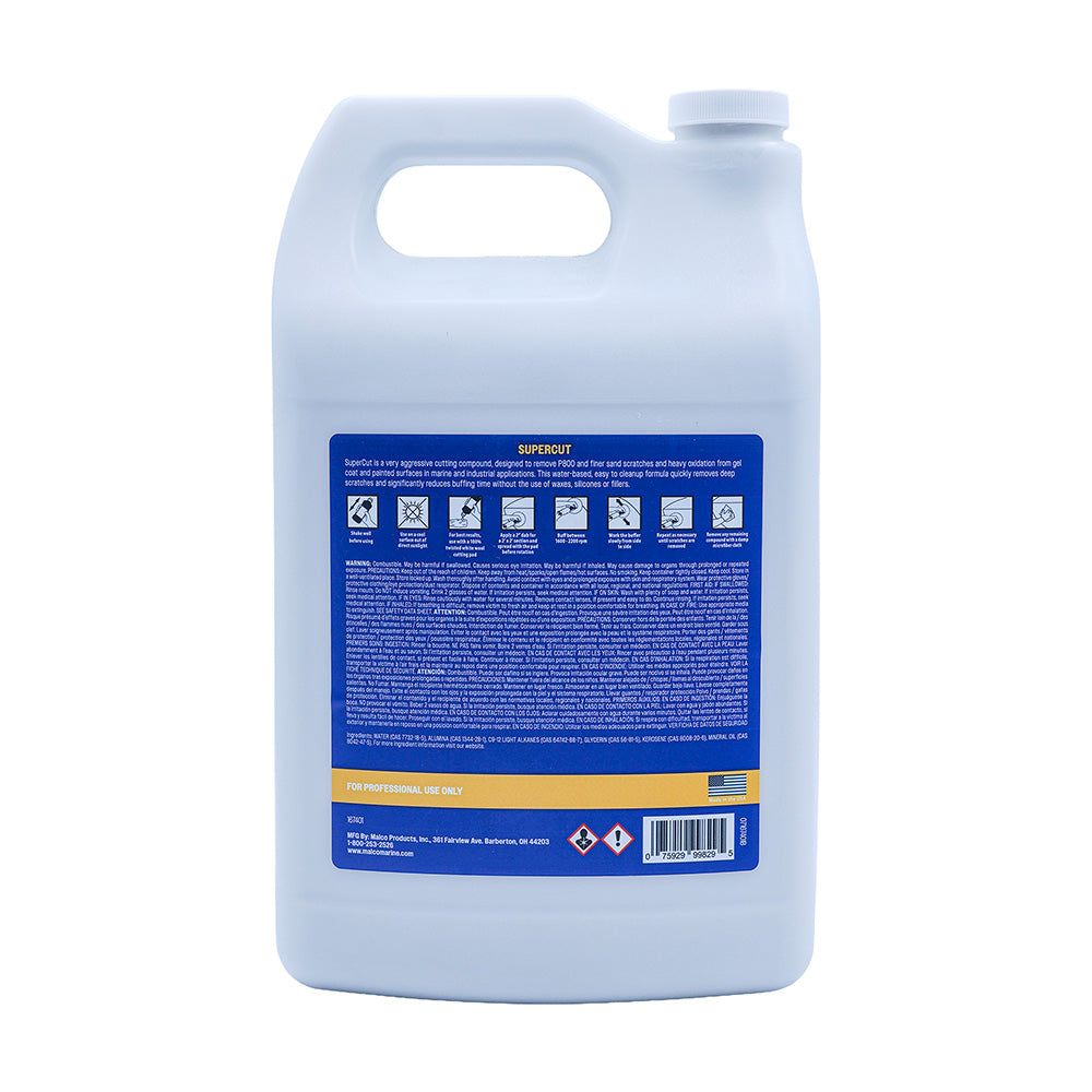 Malco SuperCut Compound  1 Gallon Case of 4 167401CASE