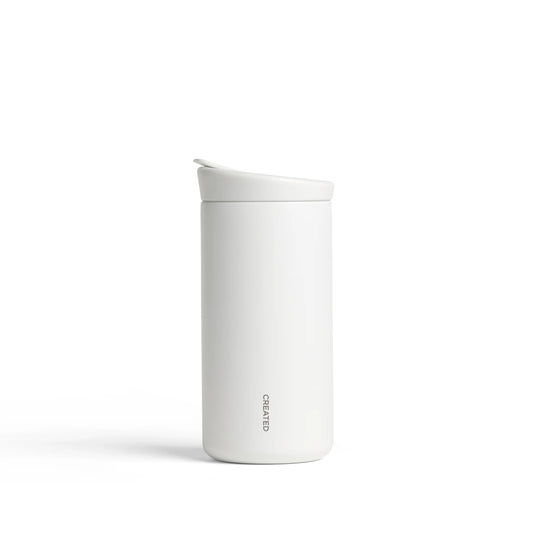 12oz Nomad Flip Tumbler - White