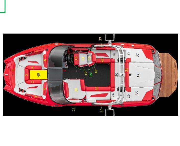 2022- NXT20 CENTER SUNDECK SKIN