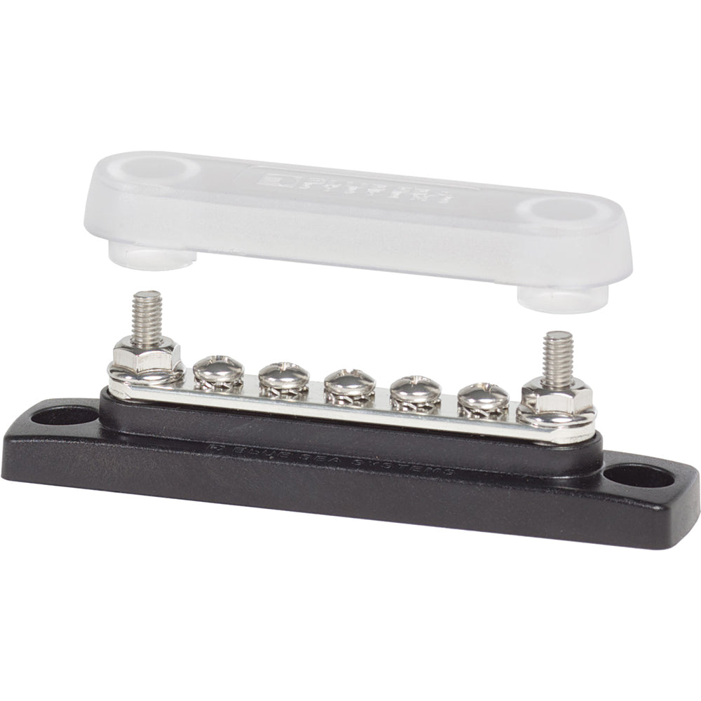 Blue Sea 2314 MiniBus 100 Ampere Common BusBar 5 x 832 Screw Terminal with Cover 2314