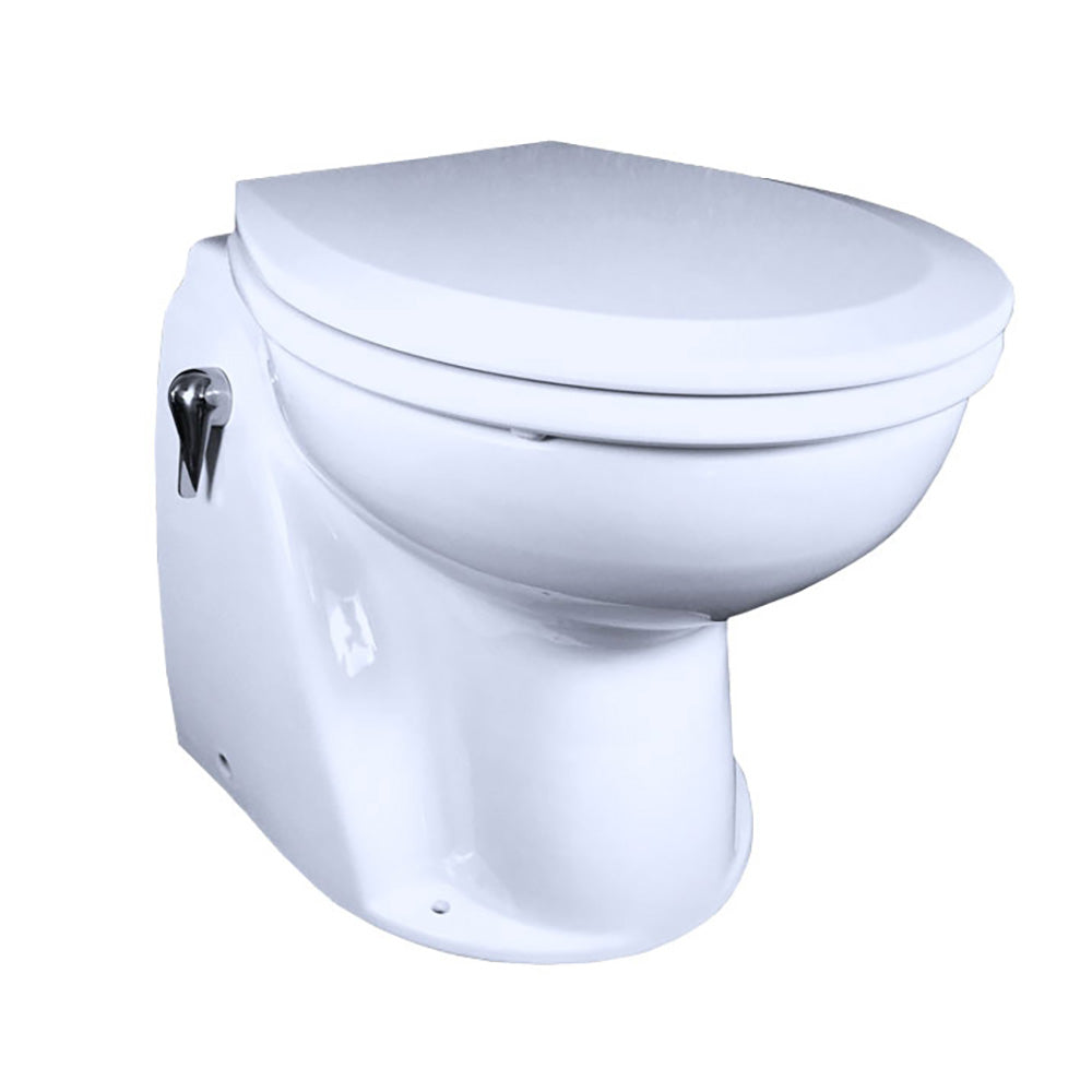Raritan Atlantes Freedom wVortexVac  Household Style  White  Remote Intake Pump  Smart Toilet Control  12v AVHWR01203