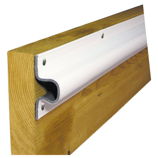 Dock Edge C Guard Economy PVC Profiles 10ft Roll  White 1132F