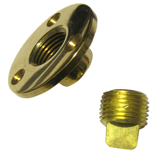 Perko Garboard Drain  Drain Plug Assy Cast BronzeBrass MADE IN THE USA 0714DP1PLB