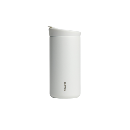 12oz Nomad Flip Tumbler - White