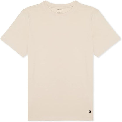 Men's Organic Crew Neck Tee Shirt - Neutral 6 Pack