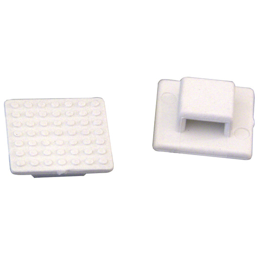 Weld Mount AT3 Small White Nylon Wire Tie Mount  Qty 50 803950