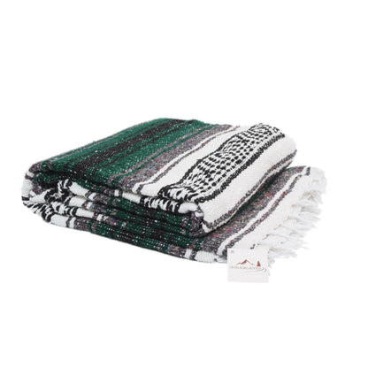 Green Mexican Falsa Yoga Blanket