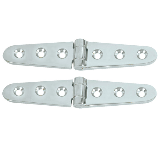 Whitecap Strap Hinge  CPBrass  6 x 118  Pair S0605C