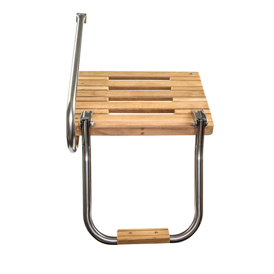 Whitecap Teak Swim Platform wLadder fOutboard Motors 60902
