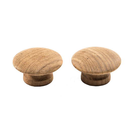 Whitecap Teak Round Drawer Knob  2  2 Pack 60120A