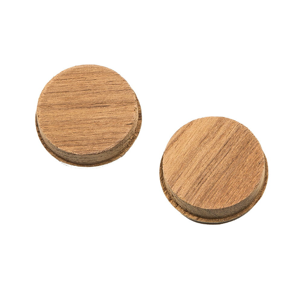 Whitecap Teak Round Drawer Pull  138 Round  2 Pack 60127A