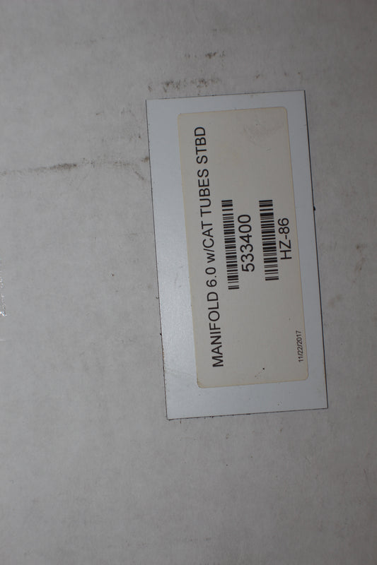 533400 MANIFOLD 6.0 w/CAT (use 4953400)