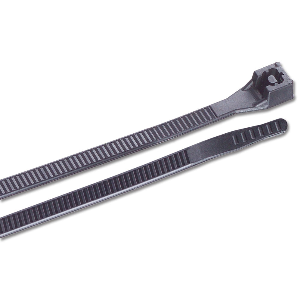 Ancor 14 UV Black Standard Cable Zip Ties  100 Pack 199215
