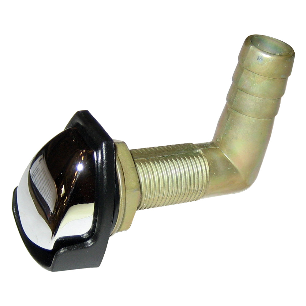 Perko Gas Tank Vent wSwivel Elbow  ChromeBlack 0561DP4CHR