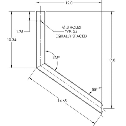 TACO Stainless Steel Table Column F160005A