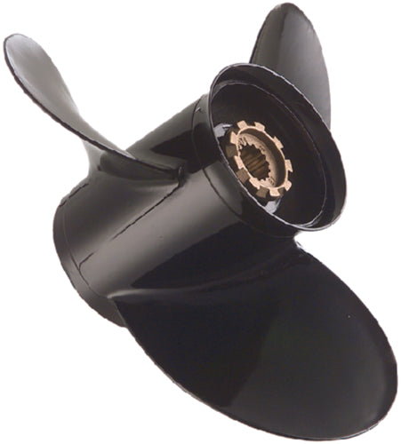 Quicksilver Black Diamond Aluminum Propeller 3 Blade RH