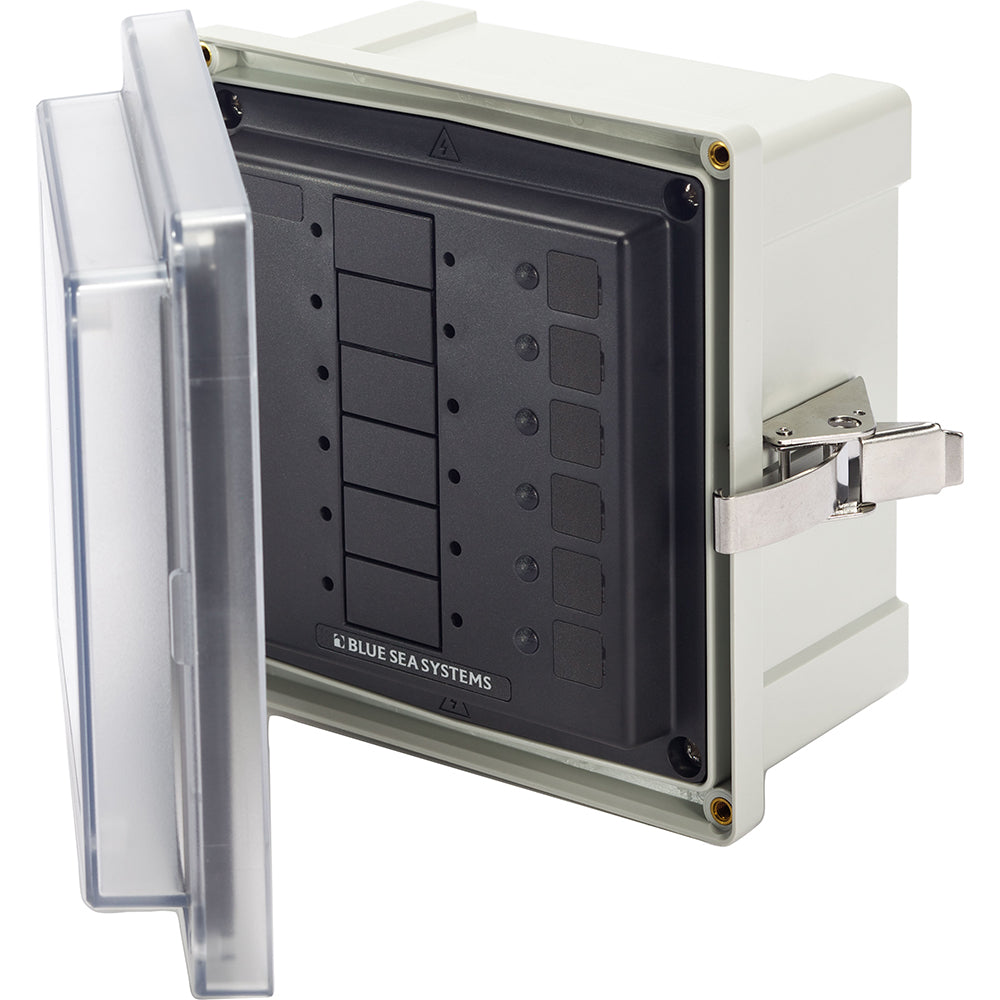 Blue Sea 3113  SMS Panel Enclosure w6 Blank Circuits 3113