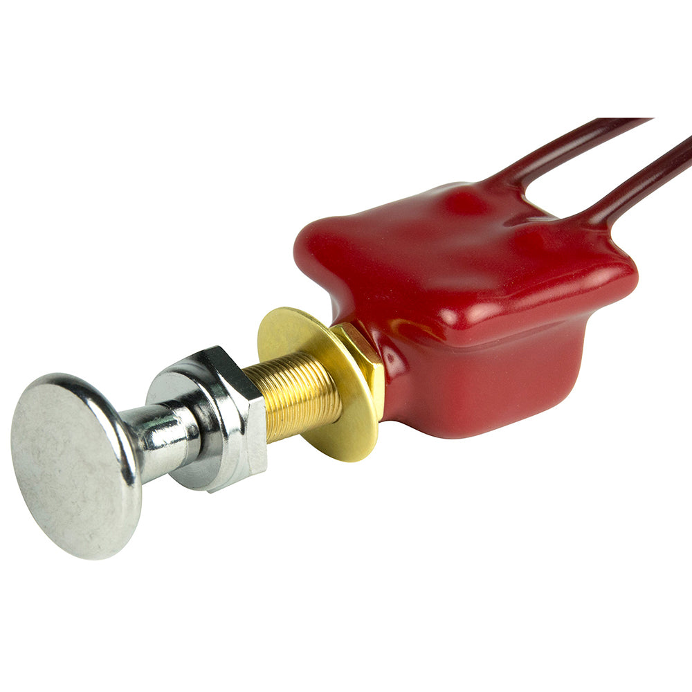 BEP 2Position SPST PushPull Switch wWire Leads  OFFON 1001306