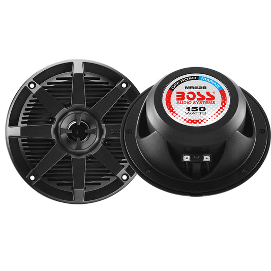 Boss Audio 525 MR52B Speaker  Black  150W MR52B