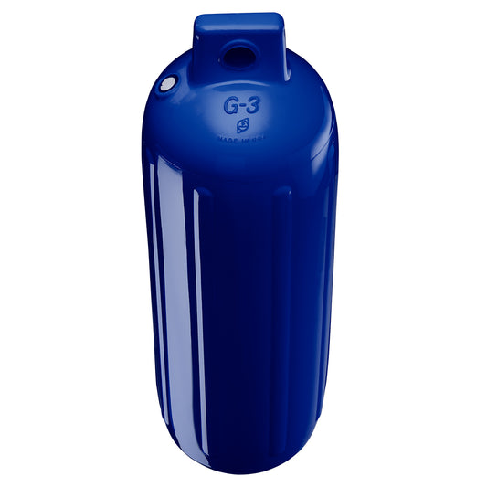 Polyform G3 Twin Eye Fender 55 x 19  Cobalt Blue wAdapter G3 COBALT BLUE WAIR ADAPTER