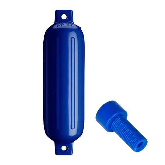 Polyform G3 Twin Eye Fender 55 x 19  Cobalt Blue wAdapter G3 COBALT BLUE WAIR ADAPTER