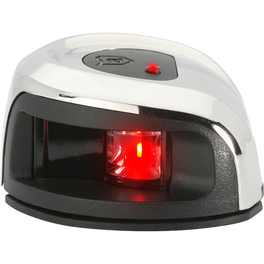 Attwood LightArmor Deck Mount Navigation Light Stainless Steel Port red 2NM NV2012SSR7