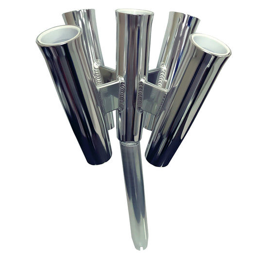 Tigress Five Rod Cluster  Bent Butt  Polished Aluminum 881572