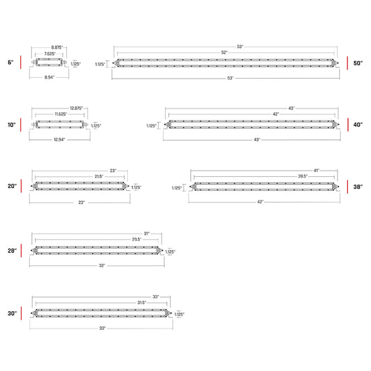 RIGID Industries SRSeries PRO  50 SpotFlood Combo  White 350314