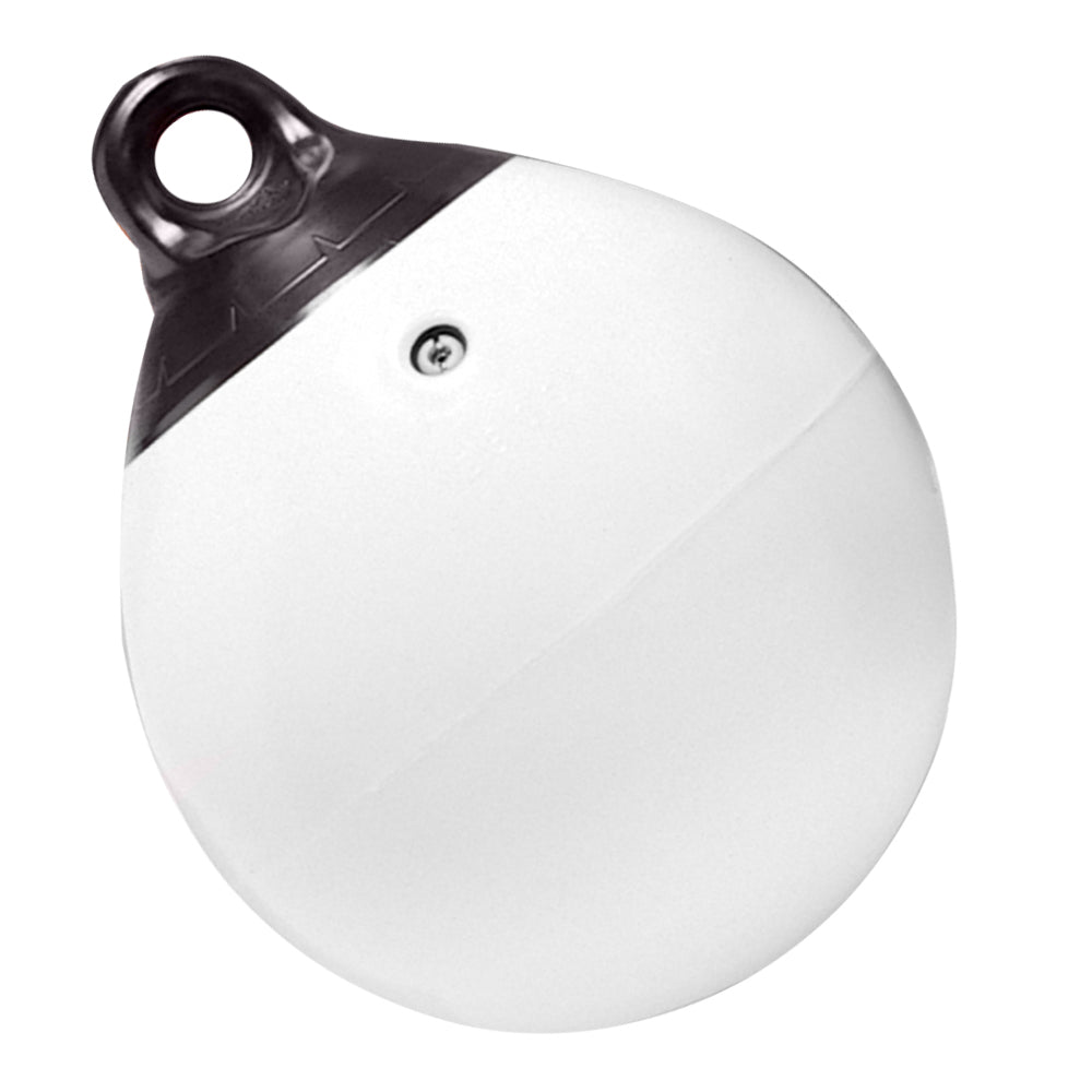 Taylor Made 18 Tuff End Inflatable Vinyl Buoy  White 1149