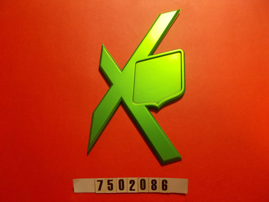 DECAL-SHIELD XSERIES SATIN GREEN 16 7502086