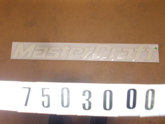 MasterCraft Decal White 7503000