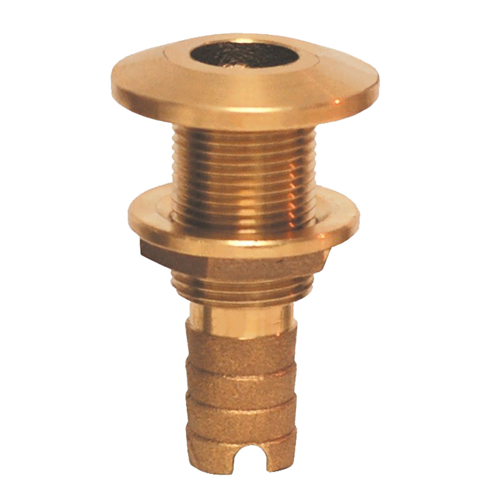 GROCO Bronze Hose Barb ThruHull Fitting  118 HTH1125