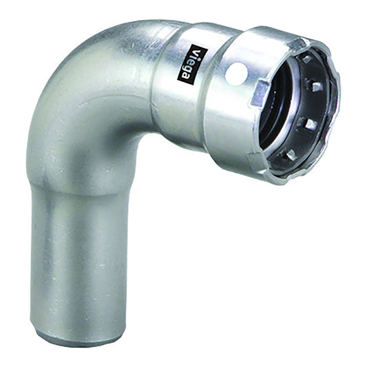 Viega MegaPress 1 90 Stainless Steel 304 Elbow Street  Press Connection  Smart Connect Technology 95040