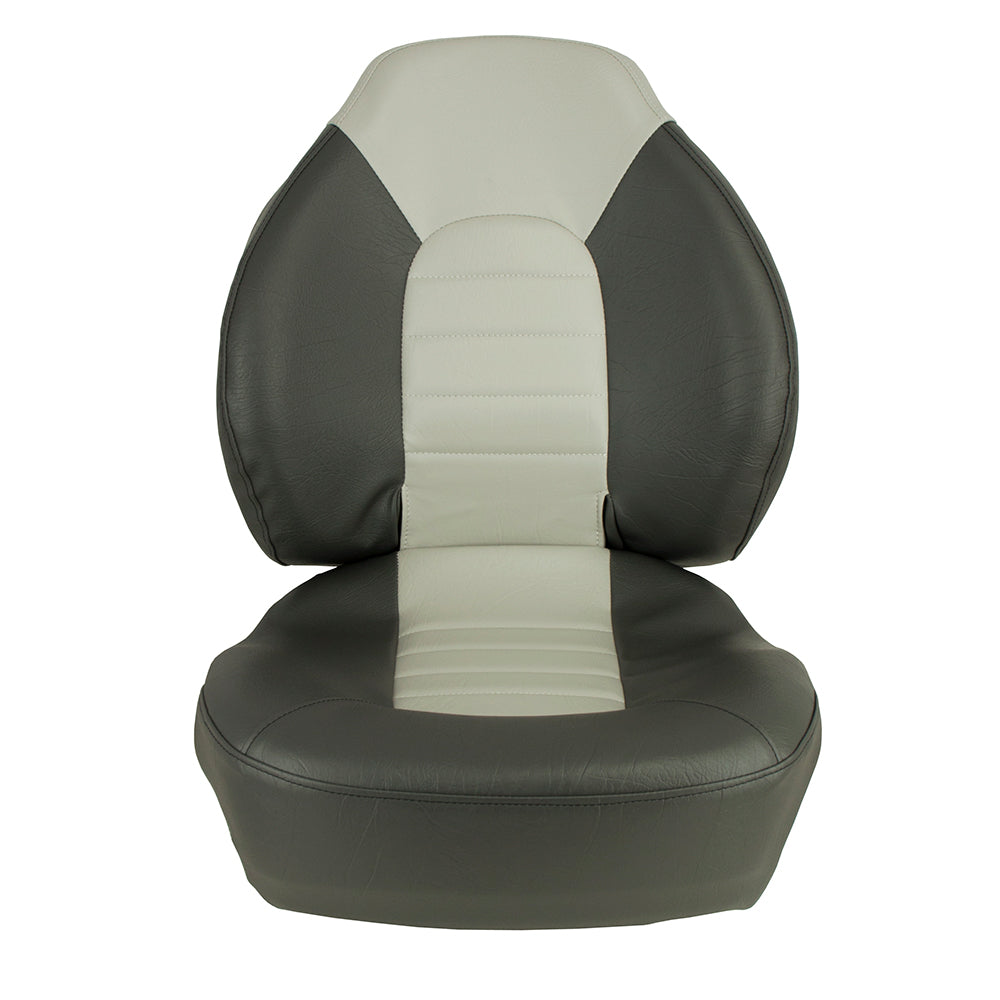 Springfield Fish Pro Mid Back Folding Seat  CharcoalGrey 1041733