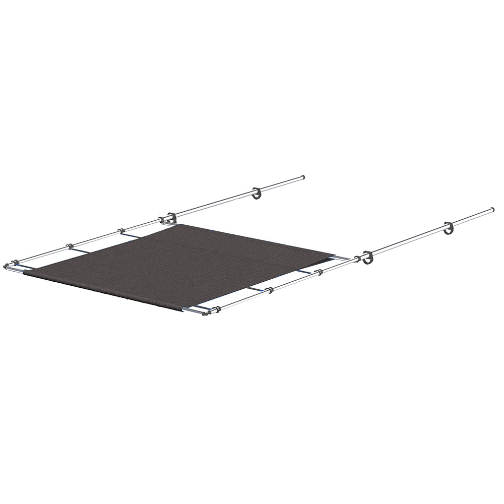 SureShade PTX Power Shade  63 Wide  Stainless Steel  Grey 2021026259