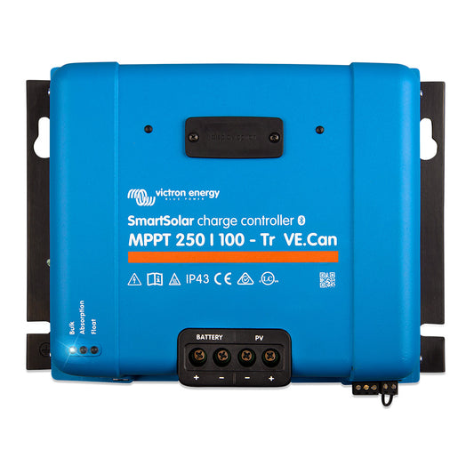 Victron SmartSolar MPPT Solar Charge Controller  250V  100Am VECAN Port  UL Approved SCC125110412