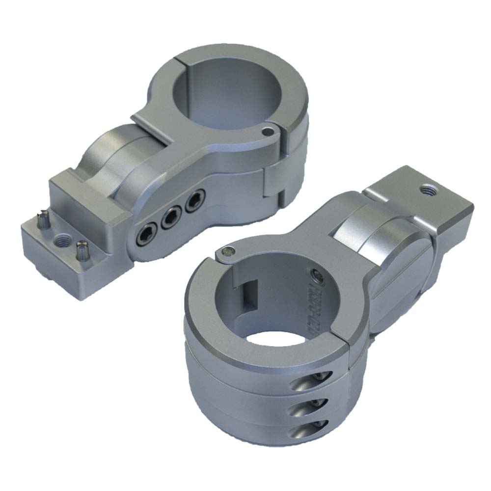 PTM Edge Board Rack Mounts  25 Pipe Clamp  Titanium Grey P131982500TEBGR
