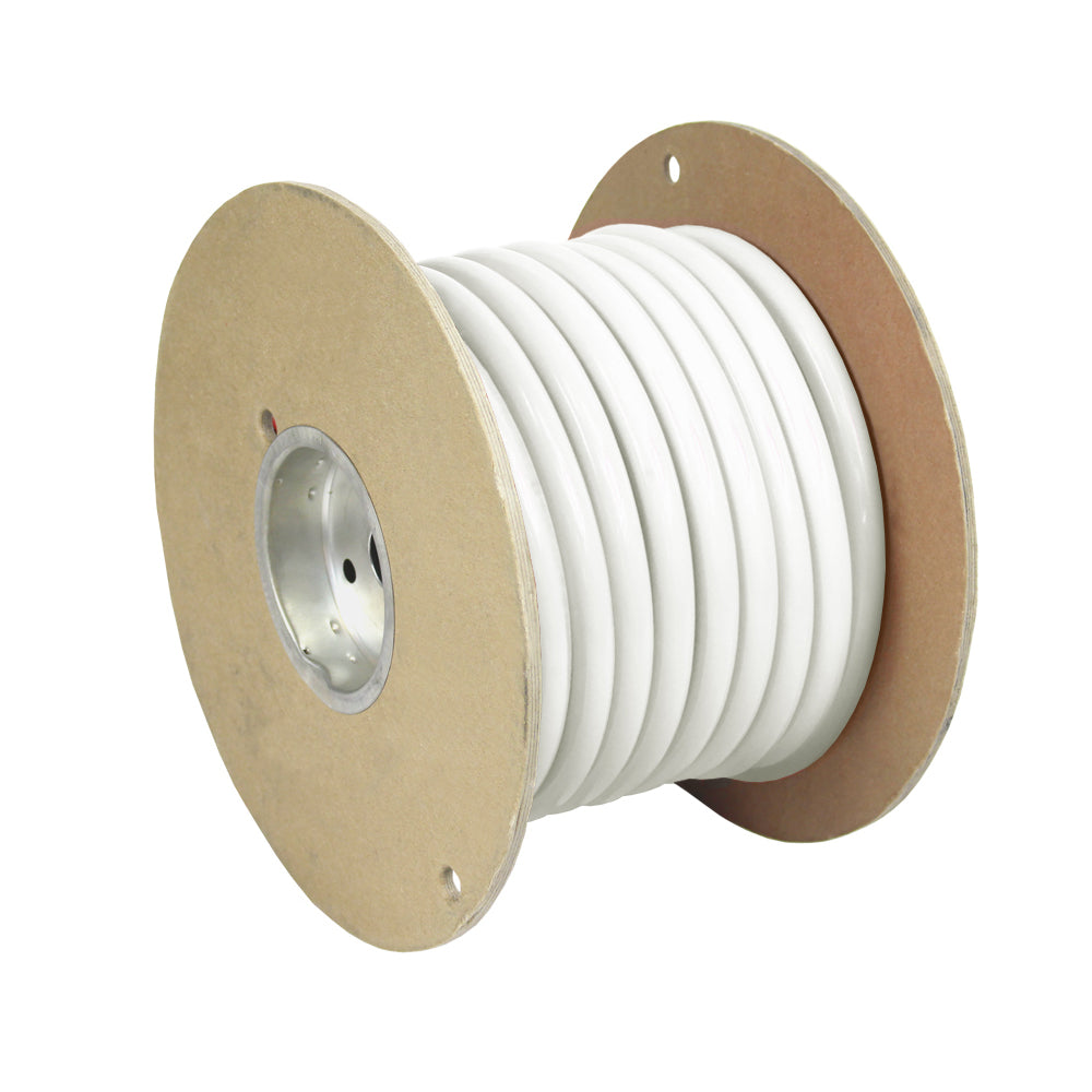Pacer White 6 AWG Battery Cable  50 WUL6WH50
