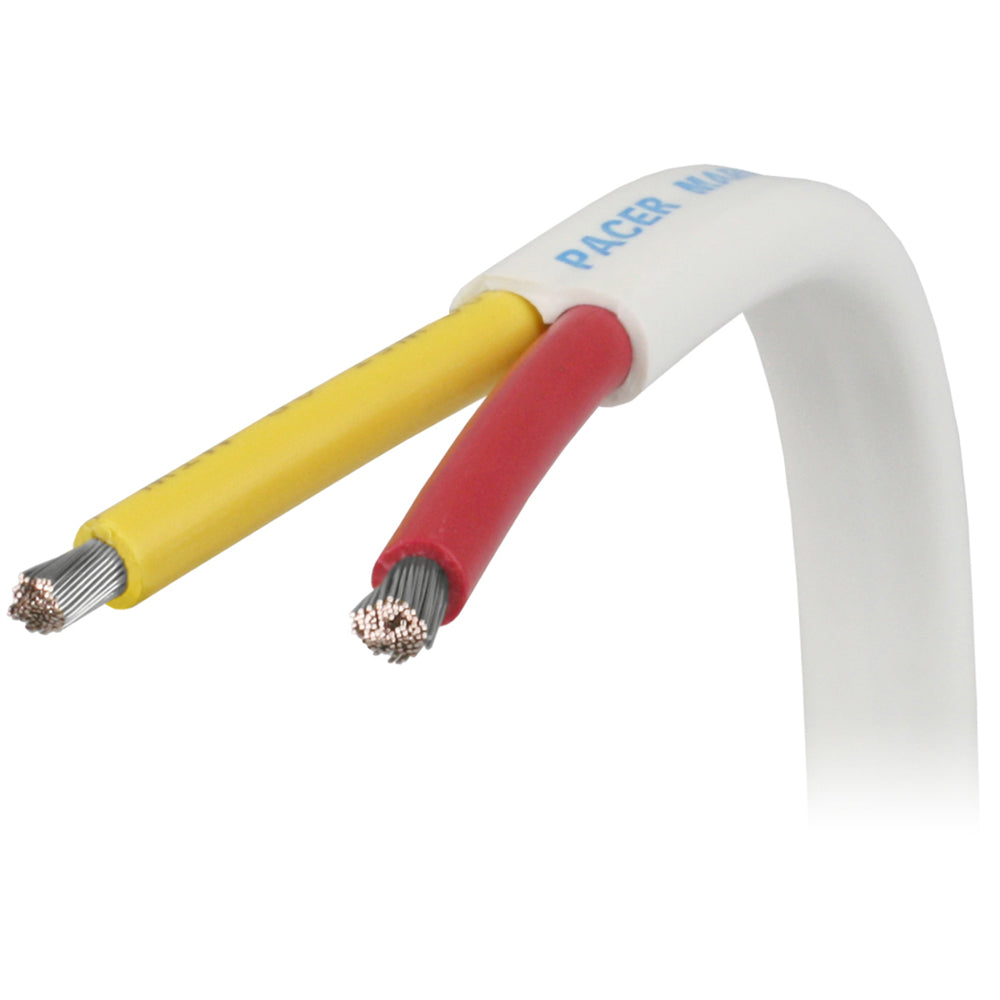 Pacer 62 AWG Safety Duplex Cable  RedYellow  100 W62RYW100