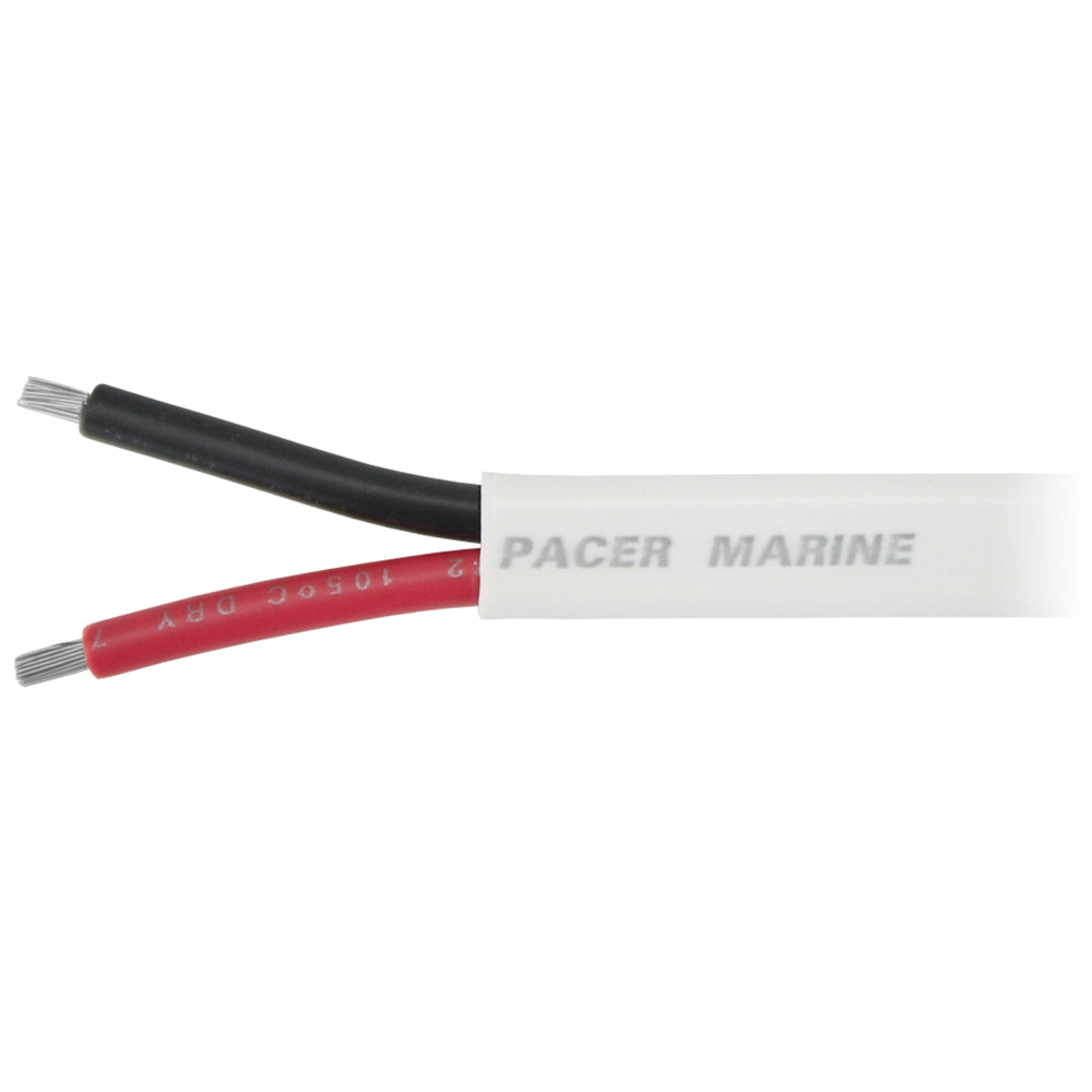Pacer 182 AWG Duplex Cable  RedBlack  250 W182DC250