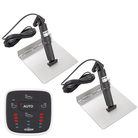 Lectrotab XKA Stainless Steel Trim Tab Kit wALC1 Control  12 x 9 XKASAL12X9