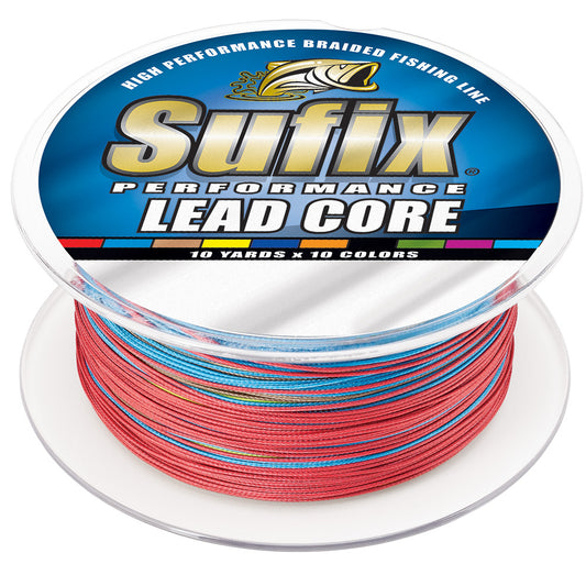 Sufix Performance Lead Core  27lb  10Color Metered  200 yds 668227MC